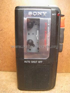 Microcassette-Corder M-470; Sony Corporation; (ID = 2103010) R-Player