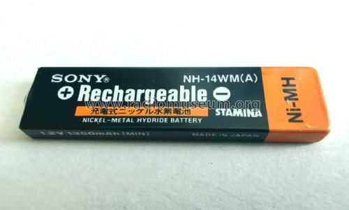 Nickel-Metal Hydride Battery NH-14WM1.2 V / 1350 mAh; Sony Corporation; (ID = 2759780) Power-S