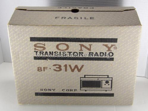 All Transistor Solid State 8F-31W; Sony Corporation; (ID = 2909630) Radio