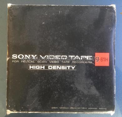 One Inch Magnetic Video Tape Type A, B & C; Sony Corporation; (ID = 2927577) Misc