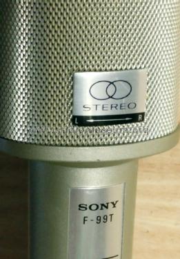 One point stereo dynamic microphone F-99T; Sony Corporation; (ID = 2390817) Microphone/PU
