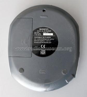 Walkman Portable CD player D-CJ501; Sony Corporation; (ID = 2395655) Enrég.-R