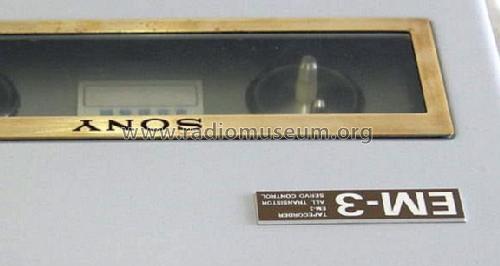 Tapecorder EM-3; Sony Corporation; (ID = 2107782) Ton-Bild