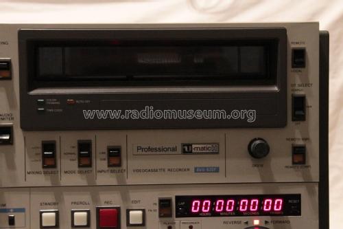 Professional U-Matic H Videocassette Recorder BVU-820P; Sony Corporation; (ID = 2323152) Reg-Riprod