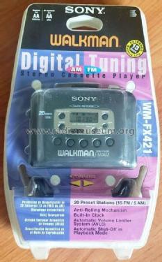 Radio Cassette Player - Walkman WM-FX-421; Sony Corporation; (ID = 2588596) Radio