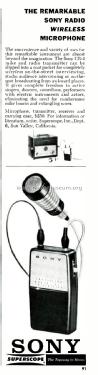 Radio Microphone Transmitter CR-4 with CRT-4; Sony Corporation; (ID = 2837080) Microphone/PU