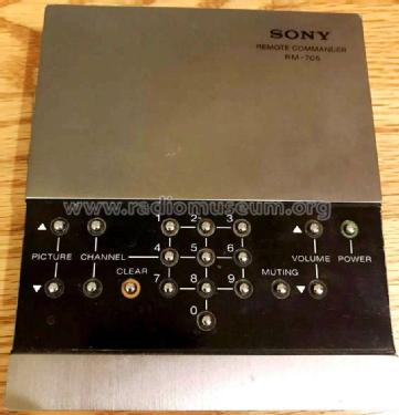 Remote Commander RM-705; Sony Corporation; (ID = 2583700) Bausatz