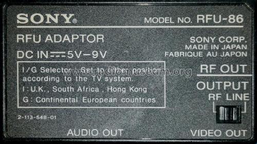 RFU Adaptor RFU-86; Sony Corporation; (ID = 2654833) Converter