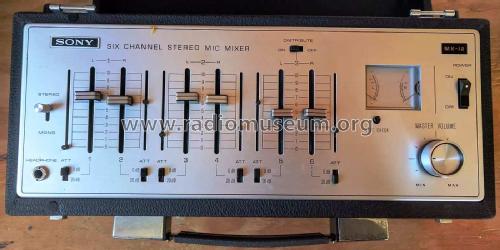 Six Channel Stereo Mic Mixer MX-12; Sony Corporation; (ID = 2541214) Ampl/Mixer