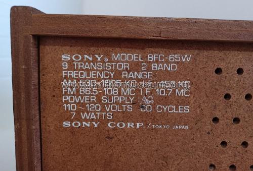 Solid State 8FC-65W; Sony Corporation; (ID = 2902174) Radio