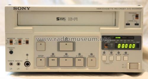 Videocassette Recorder SVO-9500MDP; Sony Corporation; (ID = 2258540) Reg-Riprod