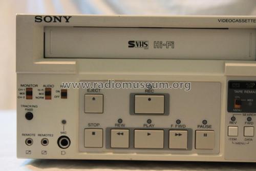 Videocassette Recorder SVO-9500MDP; Sony Corporation; (ID = 2258541) Reg-Riprod