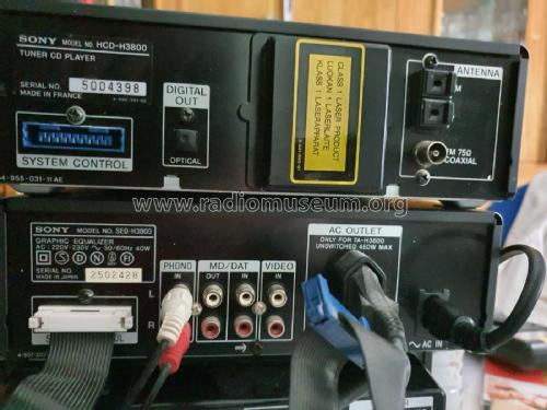 Sound Field Coordinator SEQ-H3800; Sony Corporation; (ID = 2903292) Ampl/Mixer