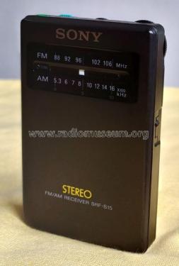 SRF-S15; Sony Corporation; (ID = 2634221) Radio