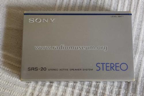 Stereo Active Speaker Systen SRS-20; Sony Corporation; (ID = 2545218) Speaker-P