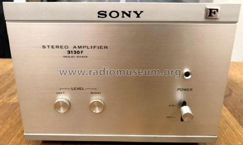 Stereo Amplifier TA-3130F; Sony Corporation; (ID = 2484914) Ampl/Mixer