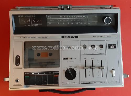 Stereo-Cassette-Corder CF-610; Sony Corporation; (ID = 2766976) Radio