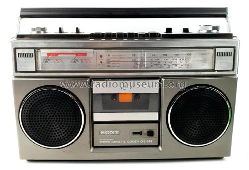 Stereo Cassette-Corder CFS-55S; Sony Corporation; (ID = 2774618) Radio