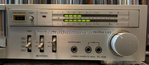 Stereo Cassette Deck TC-K33; Sony Corporation; (ID = 2504358) Sonido-V