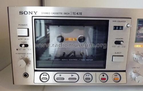 Stereo Cassette Deck TC-K7 II ; Sony Corporation; (ID = 2854021) Enrég.-R