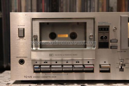 Stereo Cassette Deck TC-U5; Sony Corporation; (ID = 2376440) Reg-Riprod