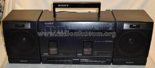 Stereo radio double cassette recorder CFS-W350L; Sony Corporation; (ID = 2977721) Radio