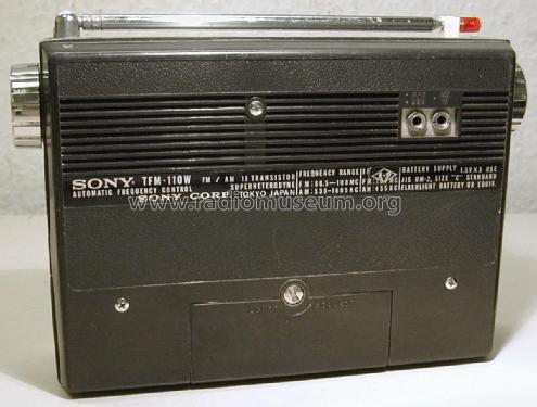 TFM-110 W; Sony Corporation; (ID = 2477551) Radio