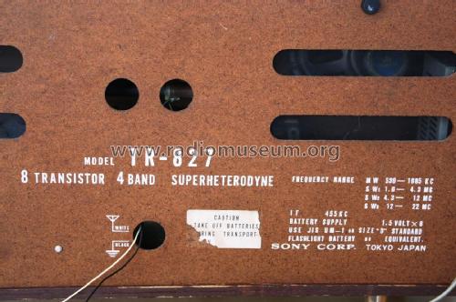 TR827; Sony Corporation; (ID = 2863543) Radio