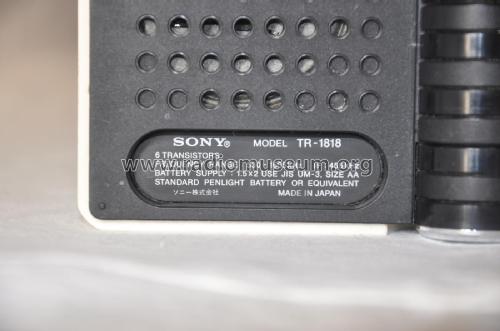 TR-1818; Sony Corporation; (ID = 2400841) Radio