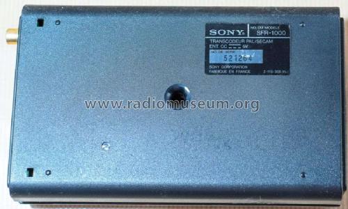 Transcodeur PAL-SECAM SFR-1000; Sony Corporation; (ID = 2583675) Misc