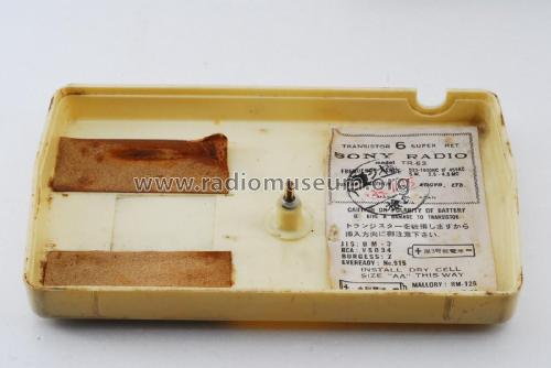 Transistor Six TR-62; Sony Corporation; (ID = 2328486) Radio
