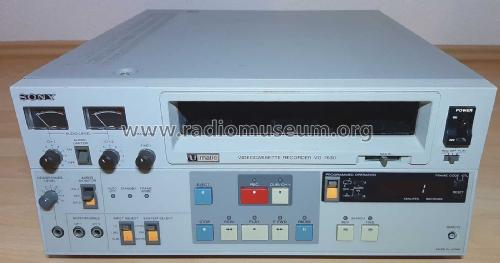 U-Matic Videocassette Recorder VO-7630; Sony Corporation; (ID = 2587983) R-Player