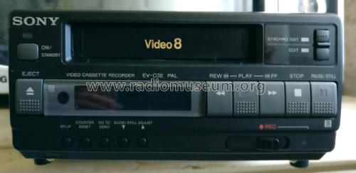 Video 8 Cassette Recorder EV-C3E PAL; Sony Corporation; (ID = 2566988) Reg-Riprod