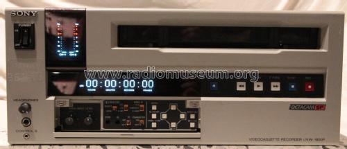 Videocassette Recorder BetacamSP UVW-1800P; Sony Corporation; (ID = 2324521) R-Player