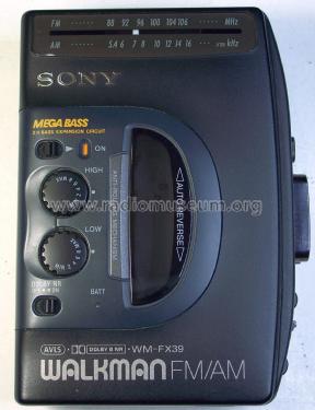 Walkman Radio Cassette Player WM-FX39; Sony Corporation; (ID = 2160907) Radio