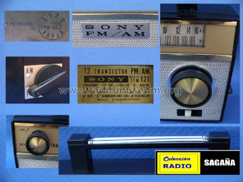 12 Transistor AM/FM TFM121; Sony Corporation; (ID = 690200) Radio