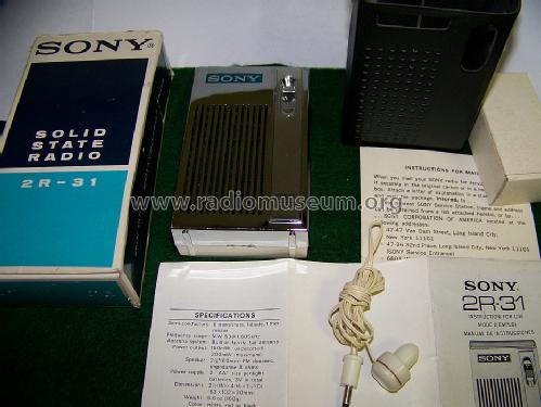 AM Solid State 2 R-31; Sony Corporation; (ID = 1390522) Radio
