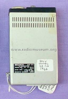 2R-26; Sony Corporation; (ID = 1578115) Radio