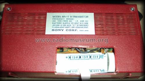 6R-11; Sony Corporation; (ID = 1528154) Radio