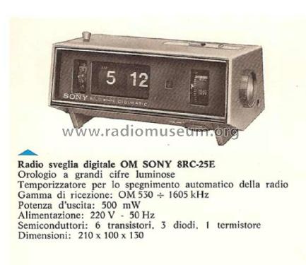 8RC-25E; Sony Corporation; (ID = 2094103) Radio