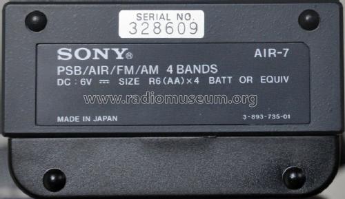 AIR-7; Sony Corporation; (ID = 1606249) Radio