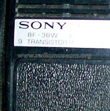 All Transistor Solid state 8F-38W; Sony Corporation; (ID = 1469474) Radio