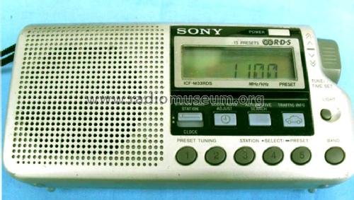 AM/FM RDS Radio ICF-M33RDS; Sony Corporation; (ID = 1344958) Radio