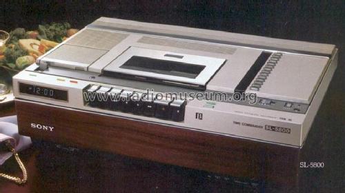 Betamax SL-5800; Sony Corporation; (ID = 1813335) Ton-Bild