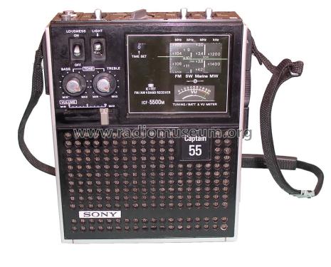 Captain 55 ICF-5500M; Sony Corporation; (ID = 1199402) Radio