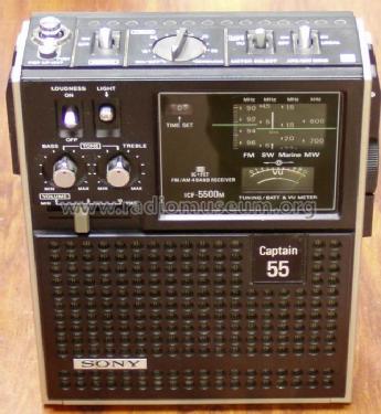 Captain 55 ICF-5500M; Sony Corporation; (ID = 337376) Radio