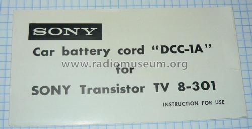 Car battery cord DCC-1A; Sony Corporation; (ID = 1912706) Diversos