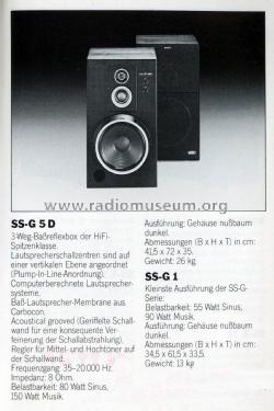 Carbocon Speaker System SS-G 5 D; Sony Corporation; (ID = 1803243) Lautspr.-K