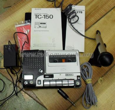 Cassette Corder TC-150A; Sony Corporation; (ID = 1478929) Sonido-V