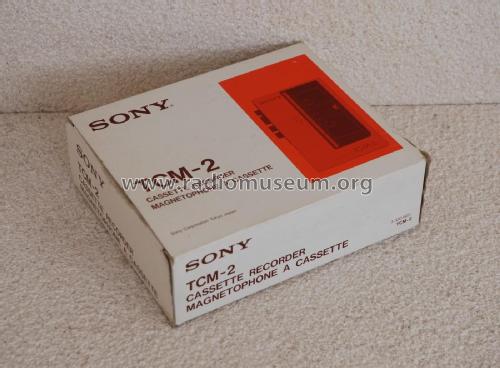 Cassette-Corder TCM-2 MT-2-06; Sony Corporation; (ID = 1919605) Sonido-V